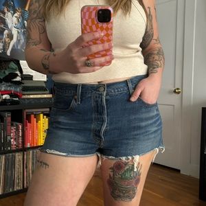 Levi’s 501 cut offs, 32” waist